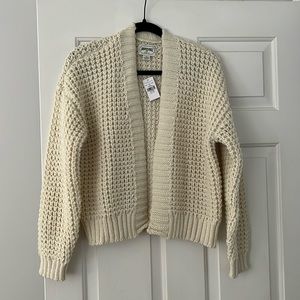 American Eagle - Size: XXS - Soft Knit Cream Cardigan